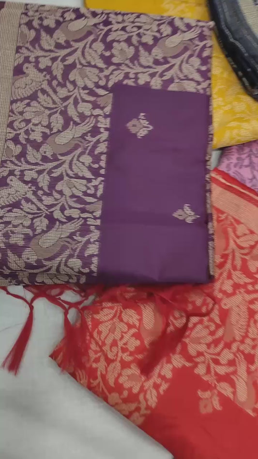 RUTRANG – Banglori Handloom Raw Silk Saree - Black