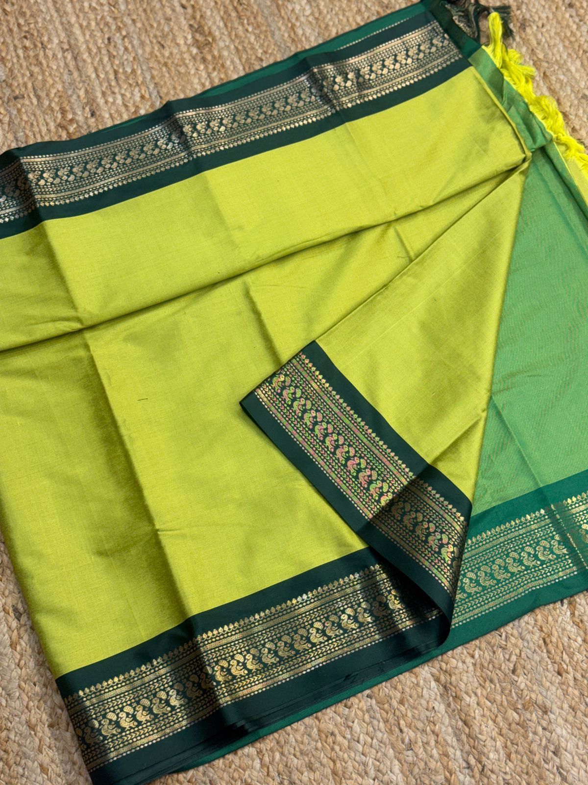 Cotton Silk Sarees with Jacquard Borders
