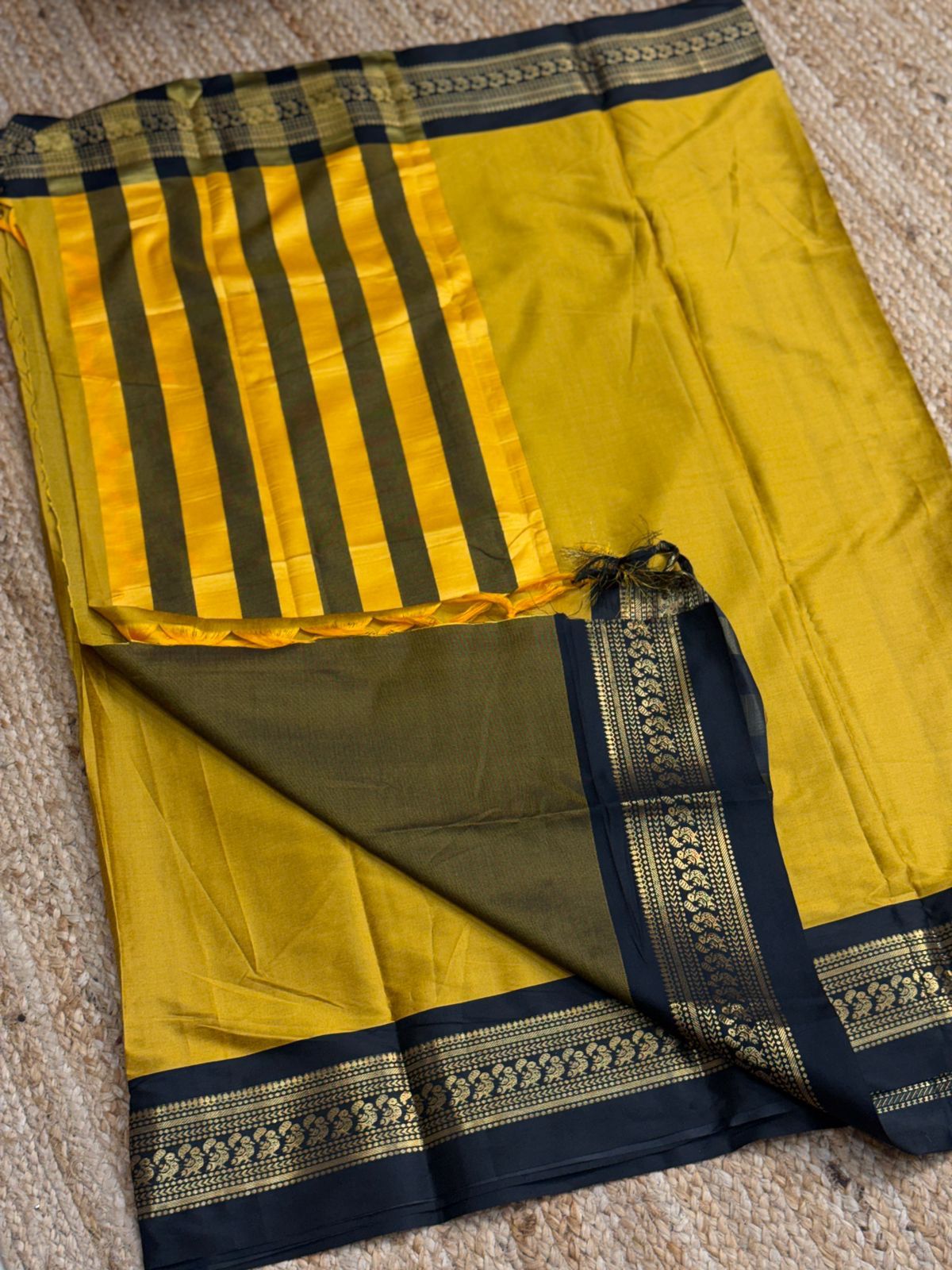 Cotton Silk Sarees with Jacquard Borders