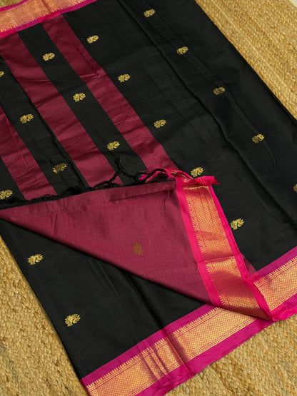 Cotton Silk Sarees with Jacquard Borders