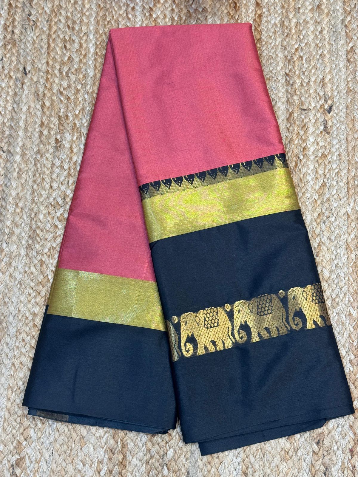 Cotton Silk Sarees with Jacquard Borders
